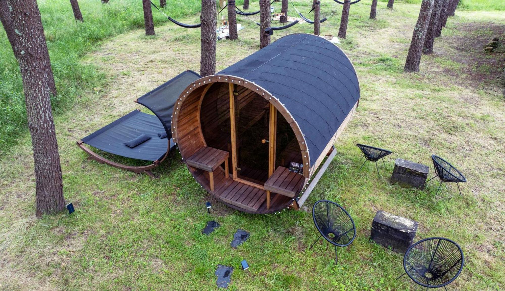 L Ost In Sensations -Hebergements Insolites Et Suites De Luxe Spa Sauna Piscine Foret Marcenais Esterno foto