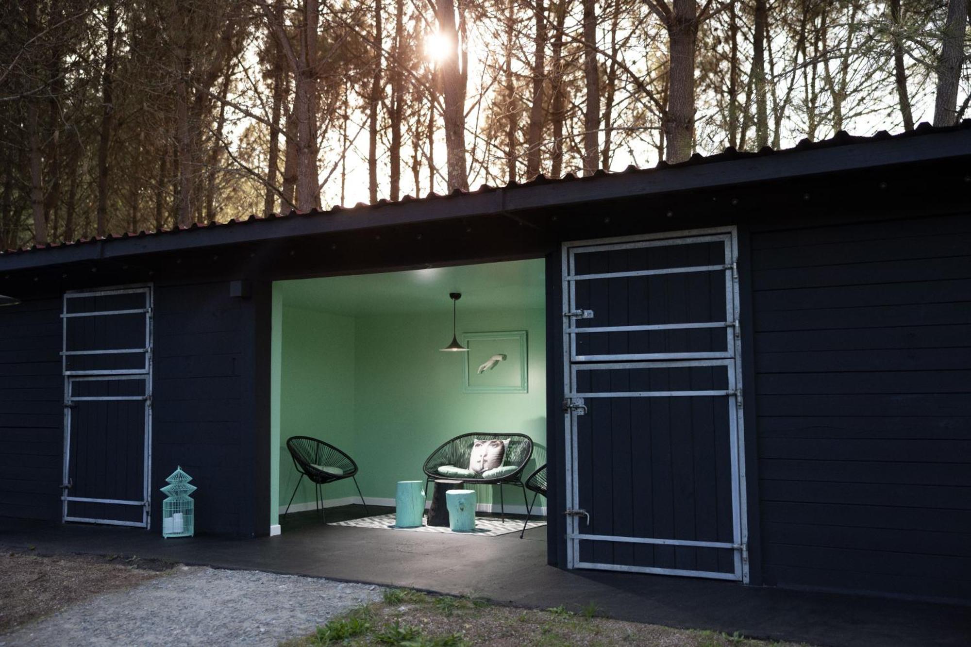 L Ost In Sensations -Hebergements Insolites Et Suites De Luxe Spa Sauna Piscine Foret Marcenais Esterno foto