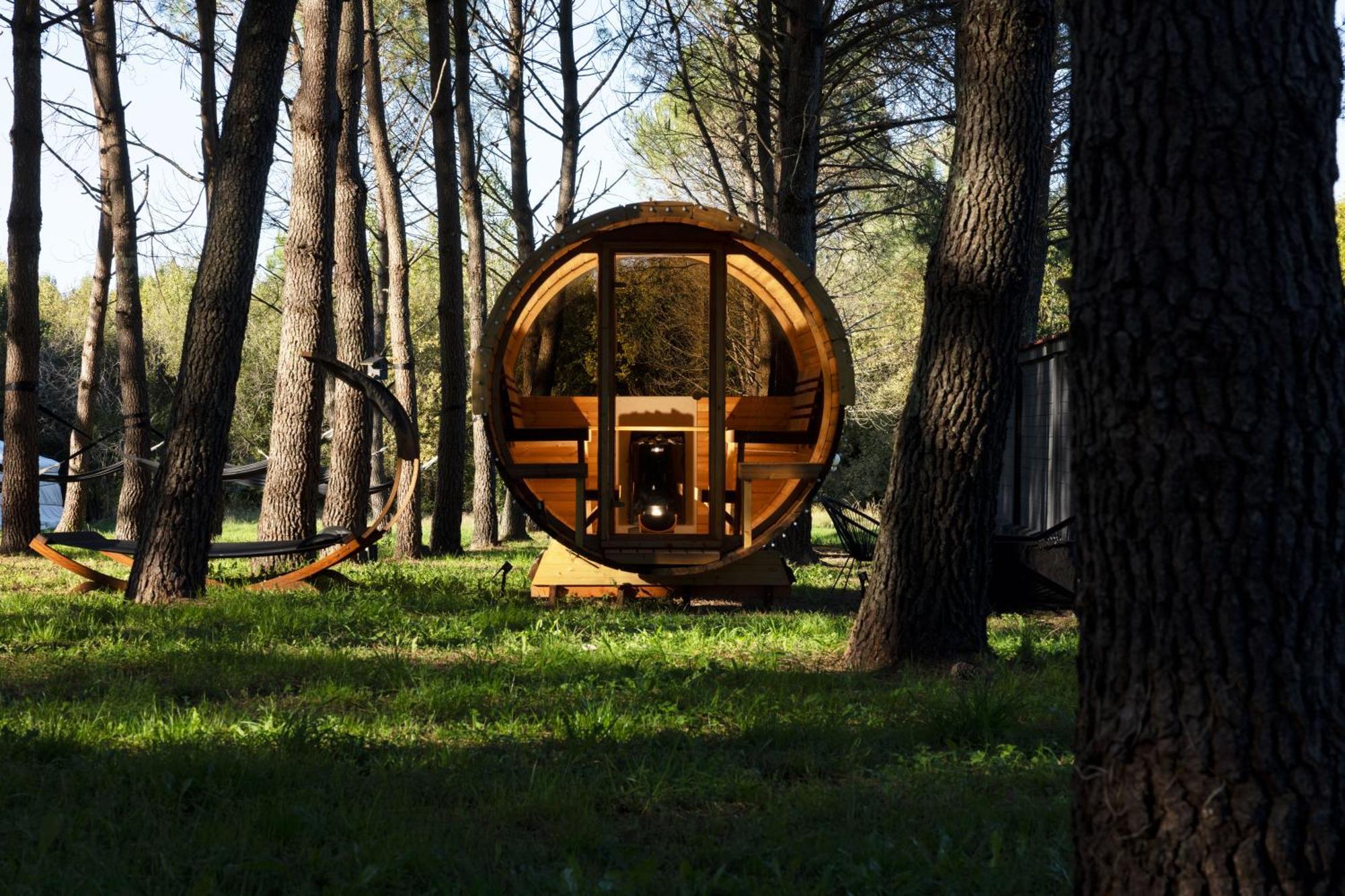 L Ost In Sensations -Hebergements Insolites Et Suites De Luxe Spa Sauna Piscine Foret Marcenais Esterno foto