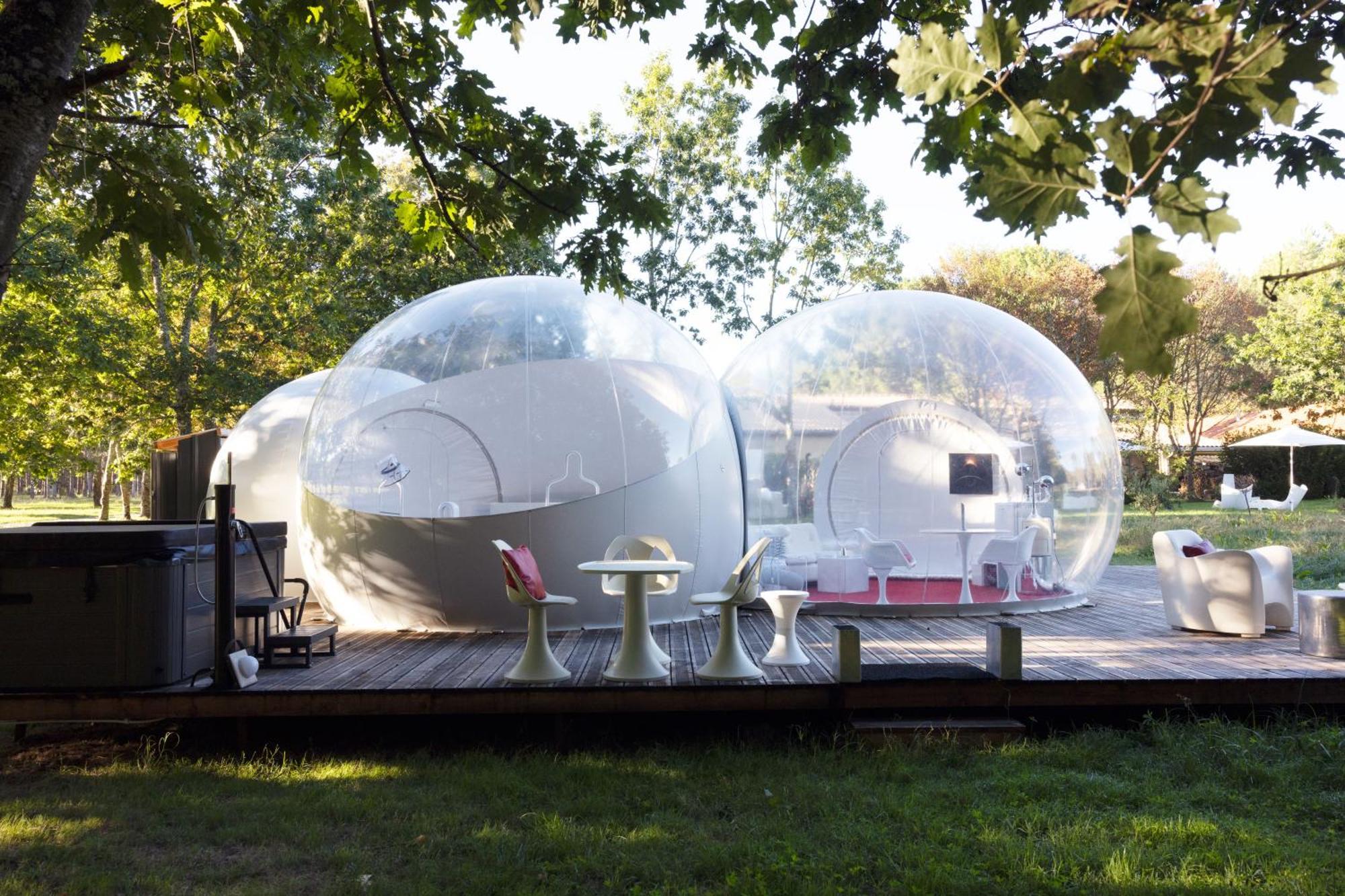 L Ost In Sensations -Hebergements Insolites Et Suites De Luxe Spa Sauna Piscine Foret Marcenais Esterno foto