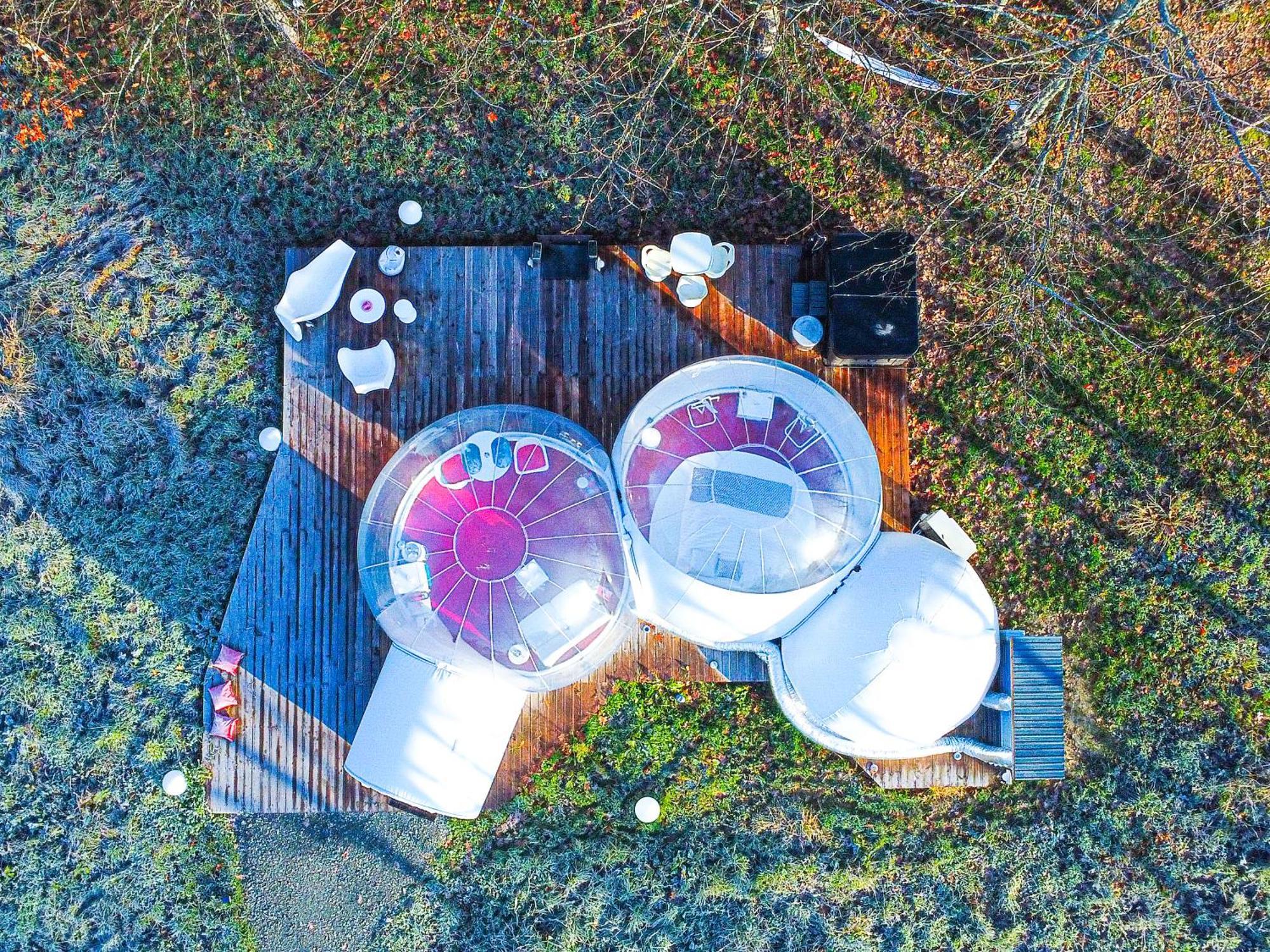 L Ost In Sensations -Hebergements Insolites Et Suites De Luxe Spa Sauna Piscine Foret Marcenais Esterno foto